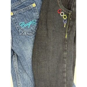 COOGI Infant‎ Toddler Unisex Jeans Size 24 Months Vintage Logo Spellout